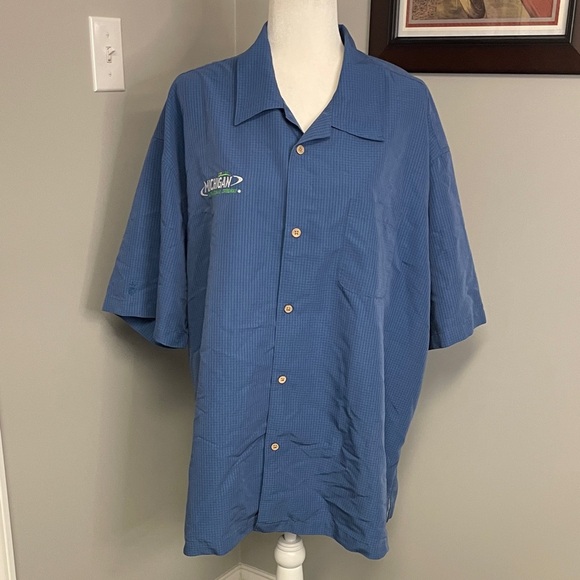 Cubavera Michigan International Speedway NASCAR Racetrack MIS Short Sleeve XXXL - Picture 1 of 6